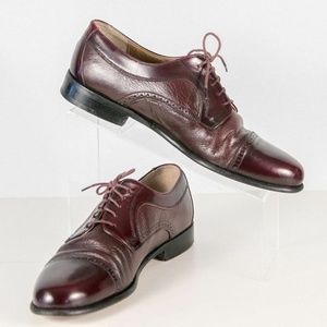 STAMATI MASTROIANNI Men's 10M Oxford Burgundy